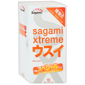 Презервативы Sagami Xtreme 004 ультратонкие - 15 шт