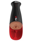 Мастурбатор-вагина в колбе с вибрацией Fuck-O-Matic Pro XL