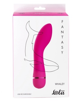 Вибратор с объемным кончиком Lola Fantasy Whaley розовый