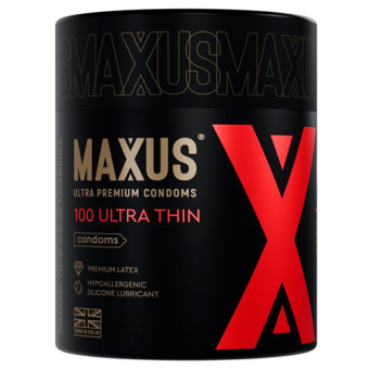 Презервативы ультратонкие Maxus Sensitive Ultra Thin So Much Sex 100 шт с кейсом