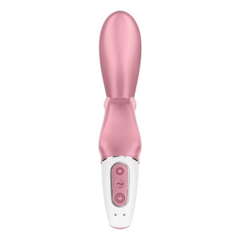 Вибратор с клиторальным стимулятором Satisfyer Hug Me 21,2 см розовый