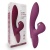 Сливовый вибратор-кролик с вакуумной стимуляцией 5’’ Silicone Suction Kiss - 20,3 см.