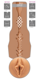 Мастурбатор Fleshlight Signature Autumn Falls Cream копия вагины