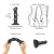 Фаллоимитатор с шариками Strap-On-Me Dildo Geisha Ball размер XL 17,7 см чёрный