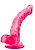 Розовый фаллоимитатор Sweet n Hard 7- 21,59 см.