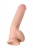 Фаллоимитатор с мошонкой на присоске RealStick Elite Dildo телесный - 24 см