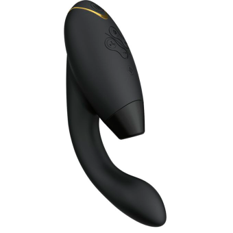 Вибратор с бесконтактной стимуляцией клитора Womanizer DUO 2 чёрный