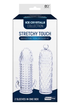 Набор из 2 прозрачных насадок на член Seductive Tickler Sleeves Set