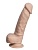 Телесный фаллоимитатор на присоске Real Skin Model 1 - 17,8 см.