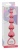 Розовая анальная цепочка Heart s Beads Pink - 18 см.