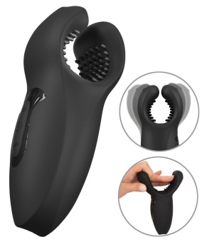 Мужской вибратор-стимулятор Man Wand with Vibration and Moving Wings