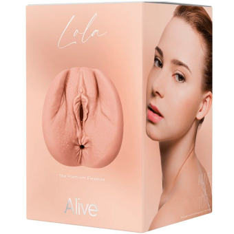 Мастурбатор с вагиной и анусом Alive Lola