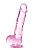 Розовый фаллоимитатор 6 Inch Crystalline Dildo - 15,2 см.