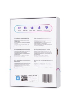 Тонкая анальная пробка Lovense Hush 2 XS с приложением