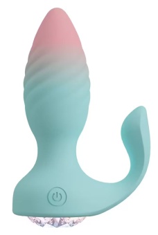 Анальная пробка JUVELA RC Butt Plug с пультом ДУ - 11,5 см.
