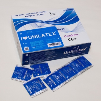 Презервативы Unilatex Natural Plain классические  - 3 шт