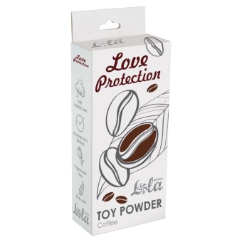 Пудра для игрушек ароматизированная Love Protection Кофе - 30 гр