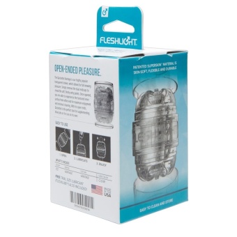 Сквозной мастурбатор Fleshlight Quickshot Vantage прозрачный