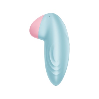Клиторальный мини-вибратор Satisfyer Tropical Tip с приложением голубой