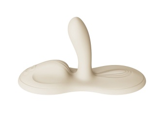 Вибрирующая подушка с функцией нагрева Zalo Flora белая