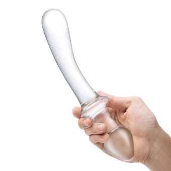 Двусторонний стеклянный фаллоимитатор Glas Classic Handblown