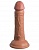 Реалистичный фаллоимитатор King Cock Ellite Dual Density 15 см мулат