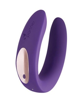 Вибратор для пар с пультом управления Satisfyer Partner Toy Plus Remote фиолетовый