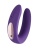 Вибратор для пар с пультом управления Satisfyer Partner Toy Plus Remote фиолетовый