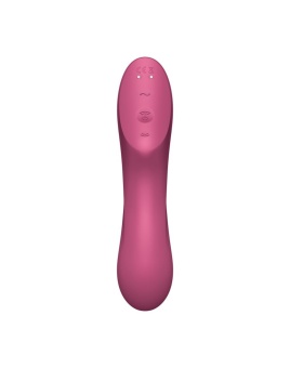 Вакуумный вибростимулятор Satisfyer Curvy Trinity 3 малиновый