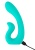 Бирюзовый вибратор NAIRA Dual Heads Vibrator - 17,5 см. Бирюзовый вибратор NAIRA Dual Heads Vibrator - 17,5 см.