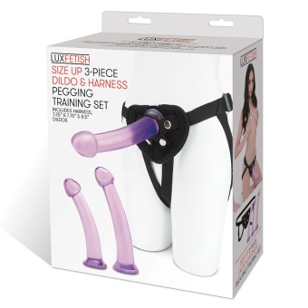 Страпон с 3 фаллоимитаторами Pegging Training Set
