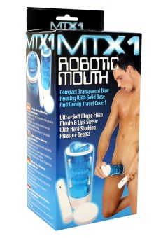 Автоматический мастурбатор Robotic Mouth MTX1 синий