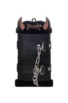 Однослойные наручники Pecado BDSM черные