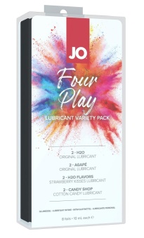 Набор из 8 саше лубрикантов System JO Four Play Variety Pack