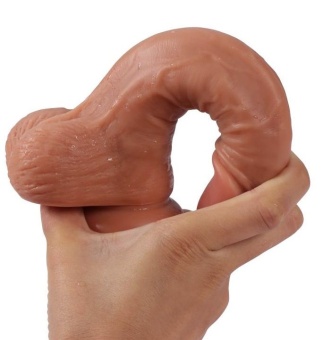 Реалистичный фаллоимитатор Real с трусиками для страпона - 19,5 см Реалистичный фаллоимитатор Real с трусиками для страпона - 19,5 см