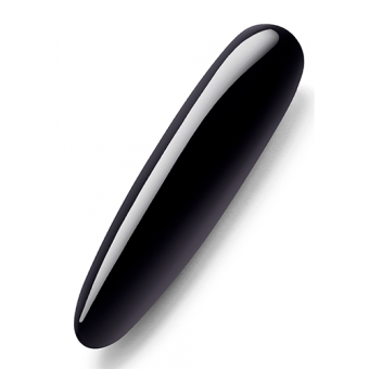 Тонкий фаллоимитатор Le Wand Crystal Slim Wand чёрный обсидиан