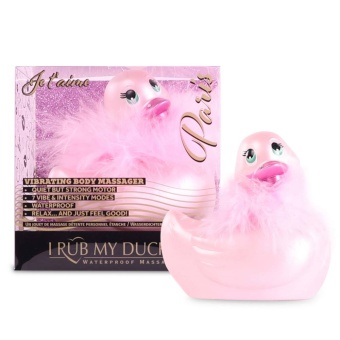 Вибромассажер уточка I Rub My Duckie 2.0 Pink Travel Size розовая
