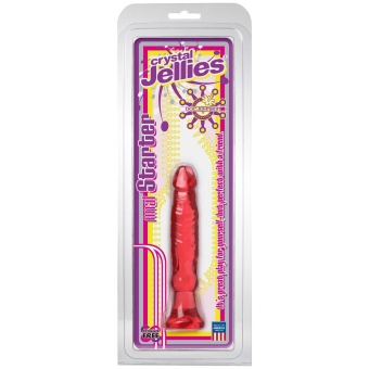 Анальный стимулятор Crystal Jellies Anal Starter розовый - 11,9 см