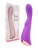 Фиолетовый вибратор для G-стимуляции - 19,1 см.