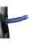 Синий страпон-фаллопротез со спиралевидной фактурой - 20,6 см.