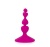 Ярко-розовый анальный стимулятор COSMO - 8 см.