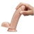 Телесный фаллоимитатор 7 inch Self Lubricating Dildo with Balls - 17,8 см.