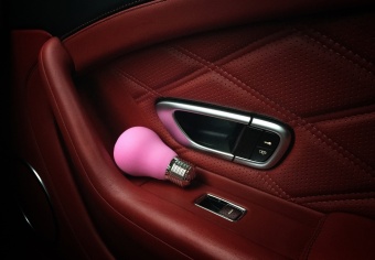 Силиконовая лампочка с вибрацией Gvibe Gbulb розовая