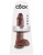 Фаллоимитатор на присоске с мошонкой King Cock with Balls 25 см коричневый