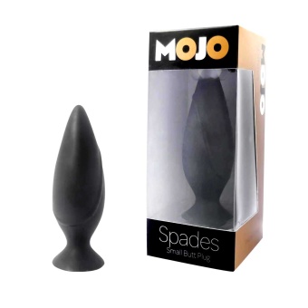 Анальная пробка Mojo Spades Large Butt Plug большая чёрная Анальная пробка Mojo Spades Large Butt Plug большая чёрная