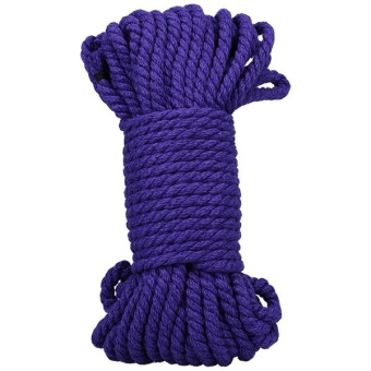 Фиолетовая верёвка для связывания и фиксации Bind Tie - 15,24 м.