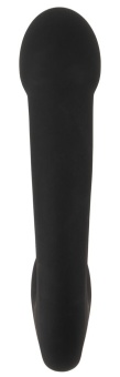 Черный силиконовый вибратор G   P-Spot Vibrator - 16,8 см.