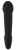 Черный силиконовый вибратор G   P-Spot Vibrator - 16,8 см.