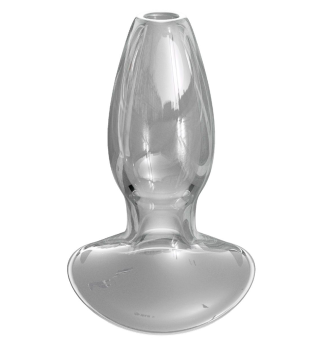 Стеклянная пробка с тоннелем Beginner's Anal Gaper средняя