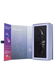 Двухсторонний фаллоимитатор Satisfyer Double Crystal из прозрачного стекла